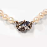 collier de perles météorite or jaune (1)
